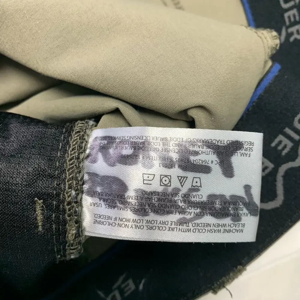 Eddie Bauer Men's Khaki Tech Nylon Blend Pants Size 40 x 30